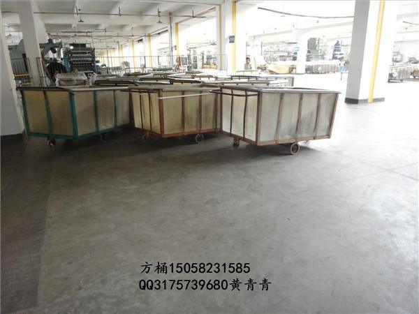 福州1500L纺织厂专用推布车方桶